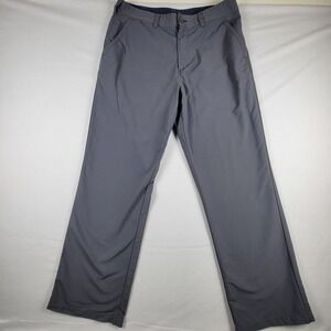 Rohan Hiking Chino Pants Men's Sz 33 Short (28) Gray Flat Front‎ Gorpcore